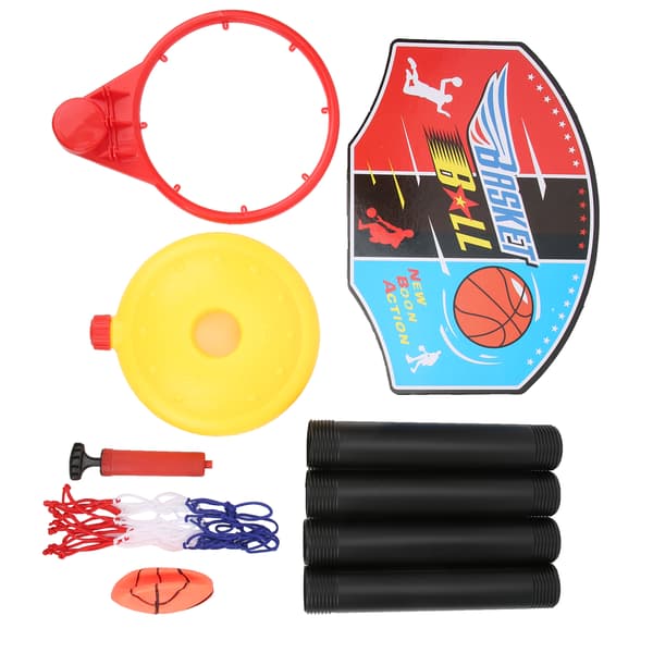 Justerbar höjd Barn Basket Båge Stativ Barn Sport Basket Ram Net Set