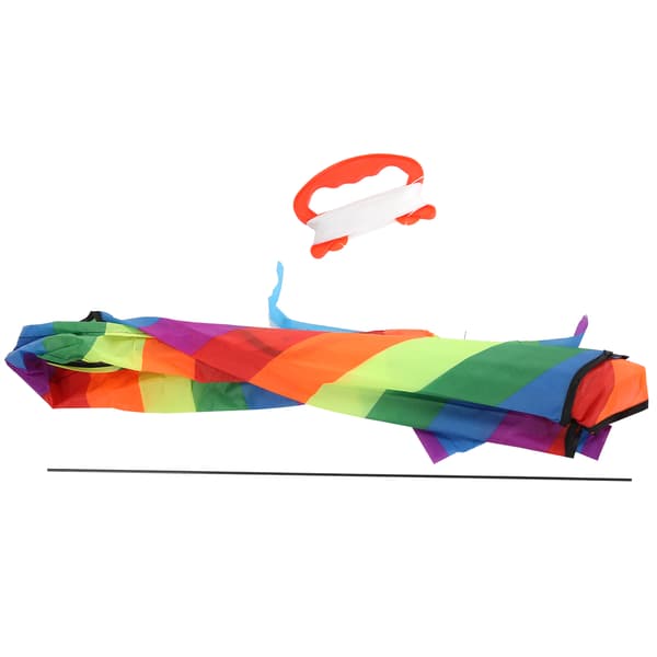 Utomhus High-Density FRP Rod Frame Rainbow x Long Tail Kite Underhållningstillbehör