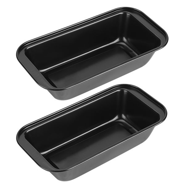 Rektangulær Toastform Kulstofstål Nonstick Brød Kageform Bageform Sort