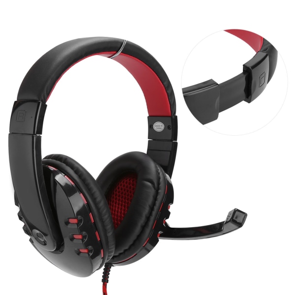 HI‑0990‑DCH Gaming Headset Kablet Over the Ear Hovedtelefoner Stereo med LED-mikrofon