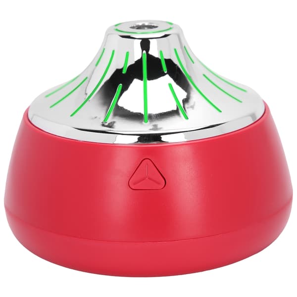 200 ml USB Luftfuktare Aromaterapi Diffuser Mini Mist Maker med Skrivbordslampa Röd Silver