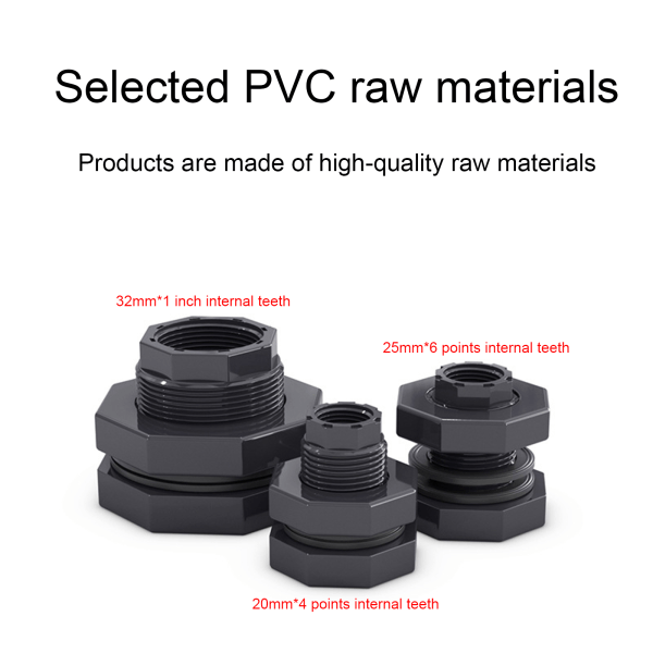 (A2/25mm*6 punkter innertänder, 2st) PVC vattentankkontakt