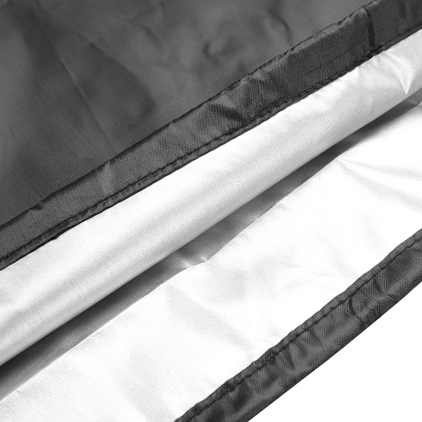 Skyddande överdrag för uteterrassvärmare, Patio Heater Cover Protector Canopy (Svart 221x84cm)