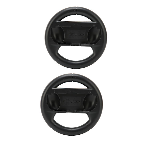 2 st Styrningshjulskontroller Bärbara Racingspel Tillbehörssats för Switch Svart