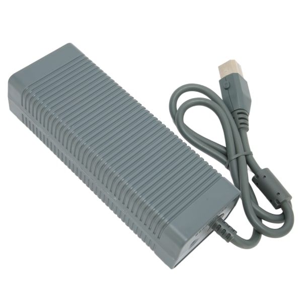 Strømforsyning for Xbox 360 Spillkonsoll, Strømadapter Lader med Strømkabel 185‑265VAU Plugg