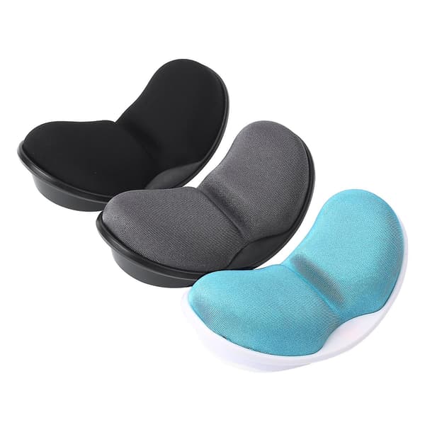 Musmatta handledsstöd Ergonomisk handledskudde med långsam återhämtning för kontoret Black