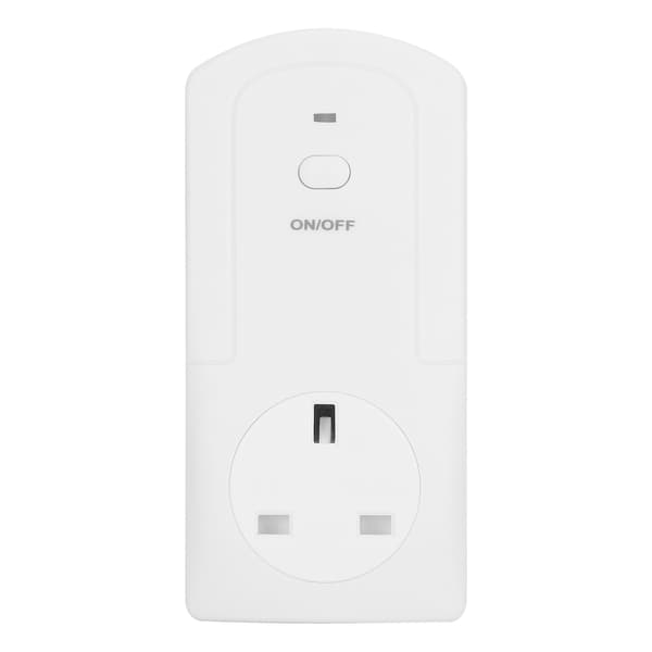 TS5000 Smart Plug Socket UK 90-250V 50/60Hz med Timer Temperatur Fuktighetskontroll för Hemmabruk