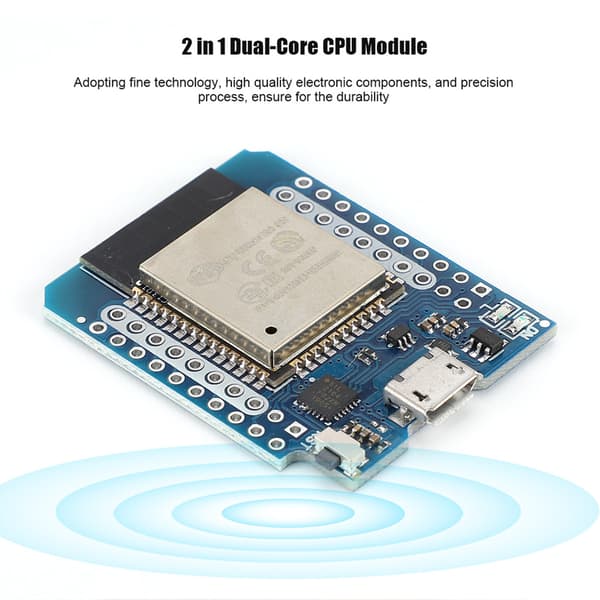 Mini Trådløs WiFi 2 i 1 Dual Core CPU ESP32 Udviklingskort Mini Kit