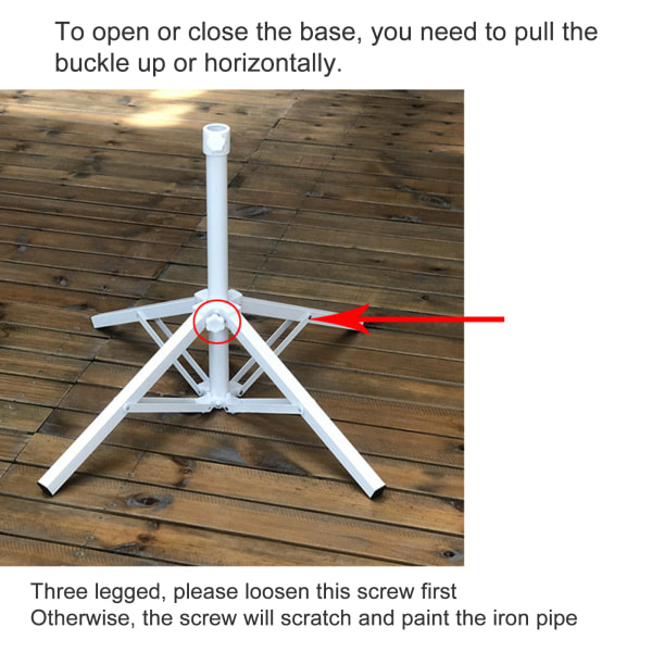 (Sort King Kong Fire-hjørne Cross Base) Solparaply Firbenet Base Udendørs Paraply Folde Stativ Strand Paraply Cross Metal Paraply Sit