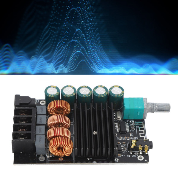 2x100W Stereo Lydmottaker Forsterkerkort ZK 1002 Lydforsterkerkort for Hjemme Passive Høyttalere