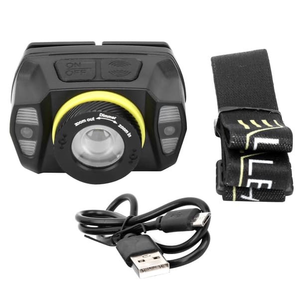 XPG LED frontlys høy lysstyrke risteinteraksjon zoom oppladbar USB