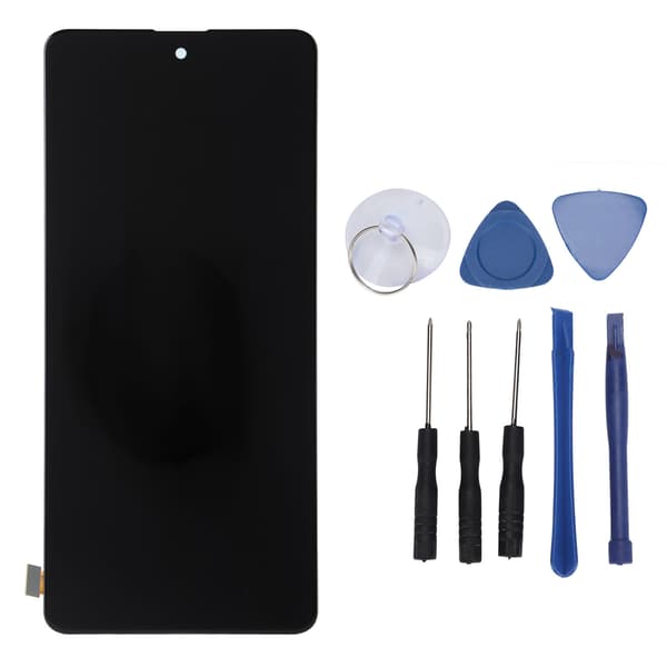 Samsung Galaxy A71 LCD-skærm Touch Screen Digitizer Assembly Udskiftning