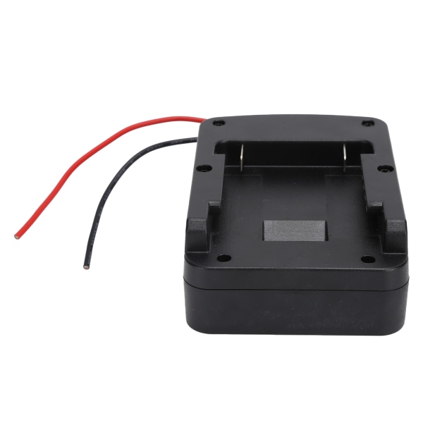 Batteriadapter for Bosch 18V Lithium Batteri Strøm Adapter Dock Strømkontakt Svart