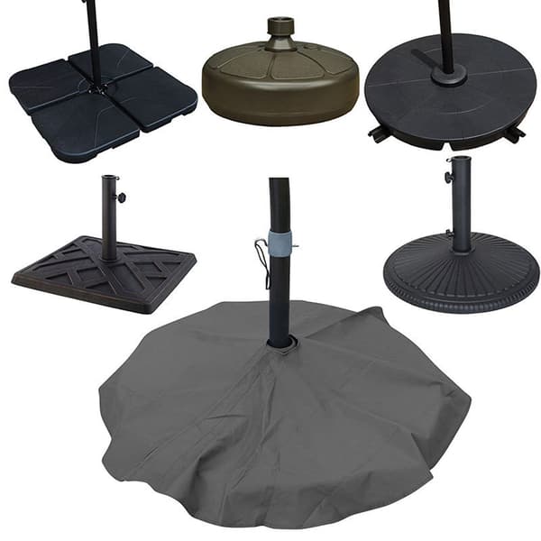 (Grå, diameter 90cm) Dammskydd för utomhus paraplybasfäste