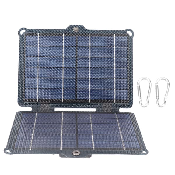 8W 5V ETFE Foldbart Solpanel Batterioplader Bærbar Solar Telefonoplader Kit