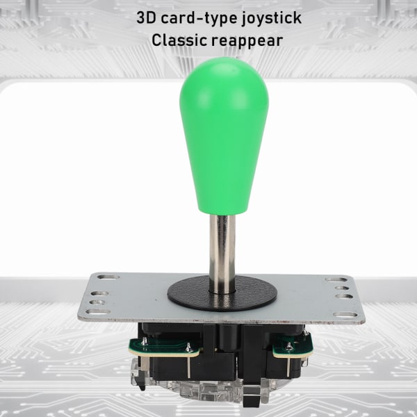 CY-822C DIY Arcade Game US Buttons Joystick Rocker Controller Kit ilman valoa Rapsberry Pi/PCGreen- W