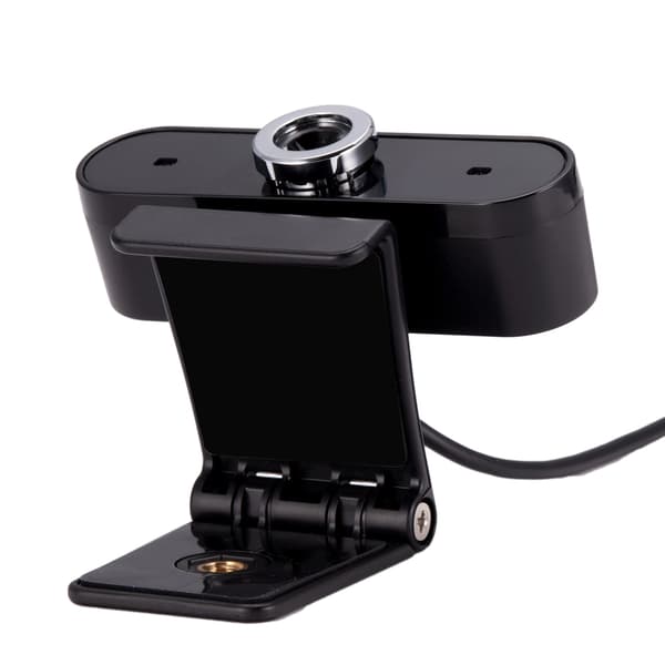 Rotérbart HD-webcam med mikrofon til konferencevideoopkald, fjernundervisning, computer