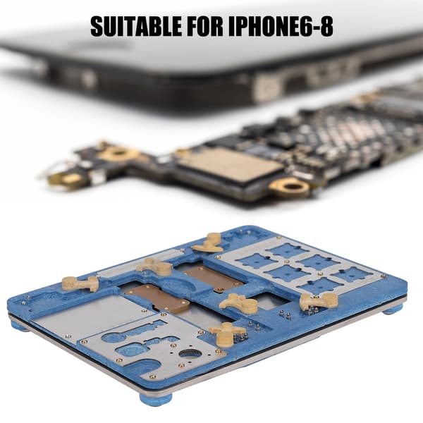 Multifunktionel Eksplosionssikker Tin Bundkort Reparationsplatform MR8 til iPhone 6 7 8
