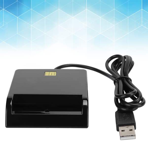 Smart Card Reader Sort Kompatibel med Windows Linux Mac OS