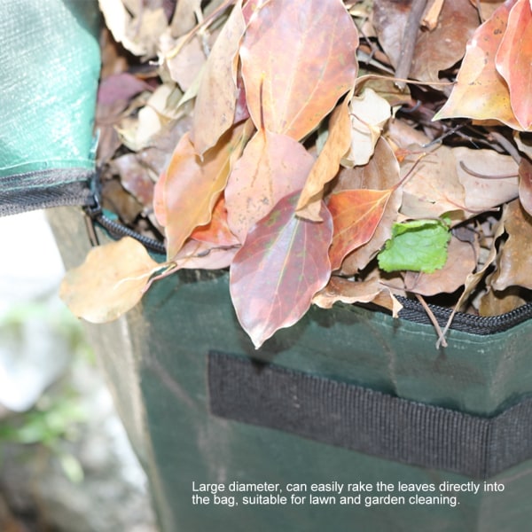Multifunktion Trädgårdslövpåse Ekologisk kompostplanteringspåse Köksavfallspåsar 45x80cm