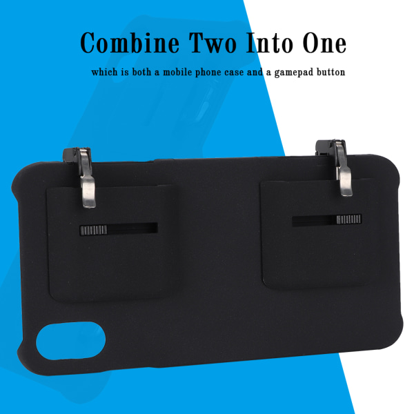 2-in-1 kannettava integroitu phone case Shell Game Handle -painike iPhone X:lle