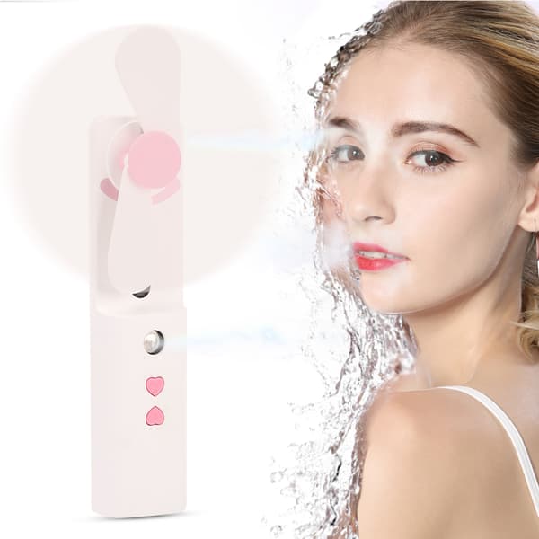 Bærbar USB Nano Atomizer Hydrerende Sprayvifte Maskin Rosa