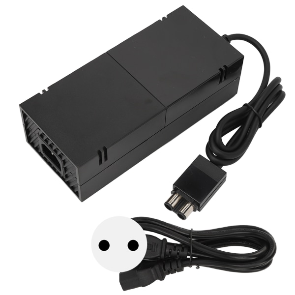 AC Power Brick Adapter Lågt brus sladd LED-indikatorlampa Power för Xbox One-konsol 100-240V EU-kontakt