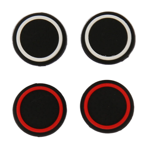4 st Thumb Grip Caps Mjuka Silikon Förhindrar Glidande Ersättningsjoystick Tummepinne Hätta för Steam för ROG Konsoler