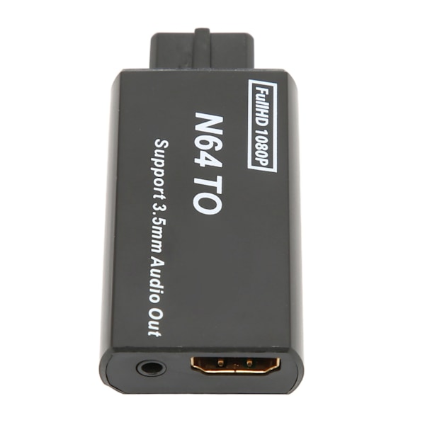 N64 til HD Multimedia Interface Konverter 1080p Support PAL NTSC Videospil Adapter med 3,5 mm Interface