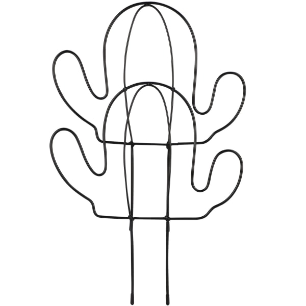 (1 st/kaktus form specifikationer: 29*33cm*svart) Plant klätterställning