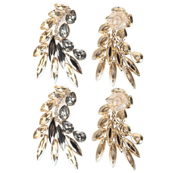 2 Par Graceful Ørepynt Øre-Studs Retro Eardrop for Kvinner/Jenter Alloy Smykker Tilbehør Blandet Farge