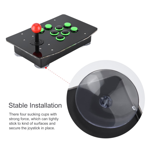 USB Arcade Fighting Game Console Joystick No Delay-kontroller for PC-dataspill- W