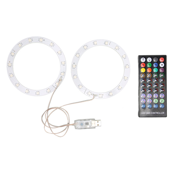 RGB LED Lysstribe Kit til PS5 Konsol Synkroniser Musik Spil Lyd 8 Farver 400 Lyseffekter 3 Kontrolmetoder