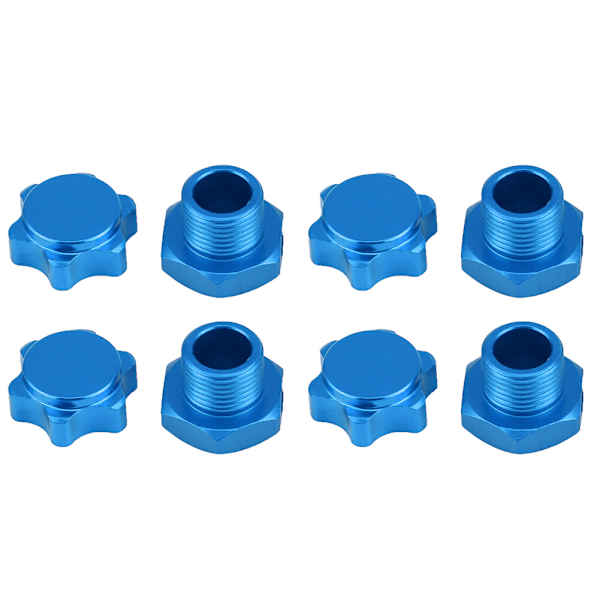 17mm Hjul Hex Nav Adaptermutter Støvdeksel for HSP HOBAO TEAM C 1/8 RC Bil (Blå)
