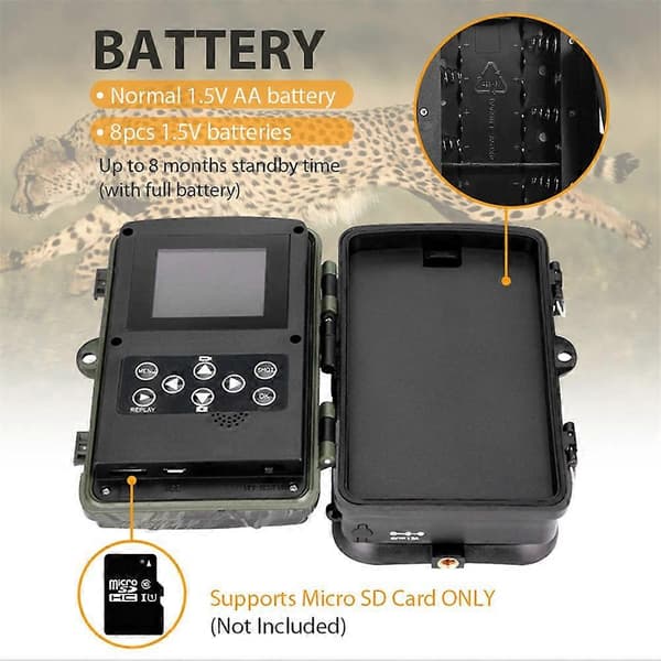 HC-801A 4K UHD 36MP 4G LTE Night Vision Motion Camera APP Wireless Control Trail Camera for Outdoor Use