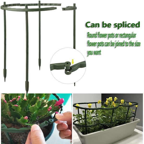 (6 sarjaa, 25 cm pitkä) Anti-pudotus teline / voidaan liittää ympyräksi tai monikulmioksi ja pinota ylöspäin