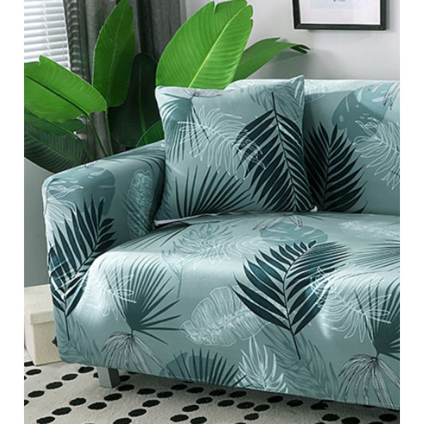 2 istuttava sohvan cover 150-185 cm moderni sohvan cover käsinojilla Universal joustava cover sohvan cover sinivihreä