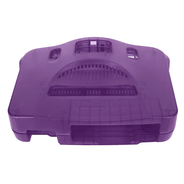 Etui for spillkonsoll, Retro ABS, Robust, Profesjonelt erstatningsskall for N64, Transparent Lilla