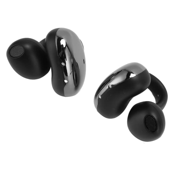 Trådløse Clip On Bluetooth 53 Hovedtelefoner Vandtætte Støjreducerende Bone Conduction Ørepropper Sort