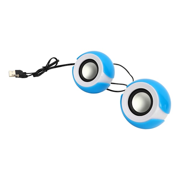 USB Minihögtalare Dator PC Stereo USB-driven Plast Desktop Extern Högtalare 5V 1A