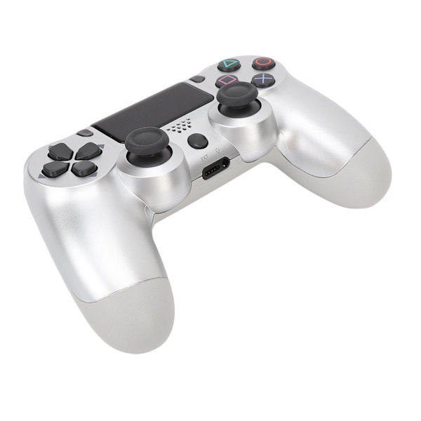 Fjernbetjening Joystick Gamepad Følsomme Knapper Ægte Vibration Forhindrer Glidning Trådløs Spilkonsol til Computer Telefoner Sølv Hvid