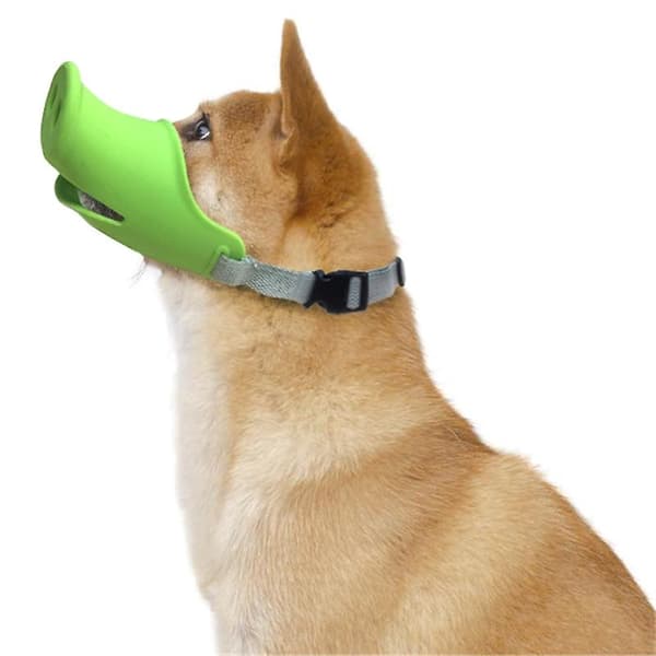 Dog Muzzle Prevents Biting While Walking, Prevents Dogs From Eating Accidentally And Indiscriminately Blue Blue M