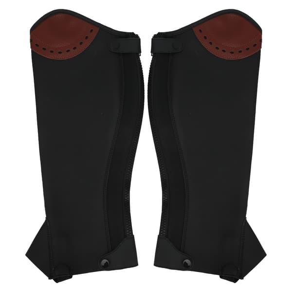 2st Läder Half Chaps Ridning Half Chaps Benskydd för vuxna M