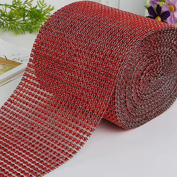1 stk. Rhinestone Mesh Rulle