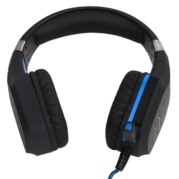 Gaming Headset med Mikrofon LED Lys til PC Laptop Computer Spil