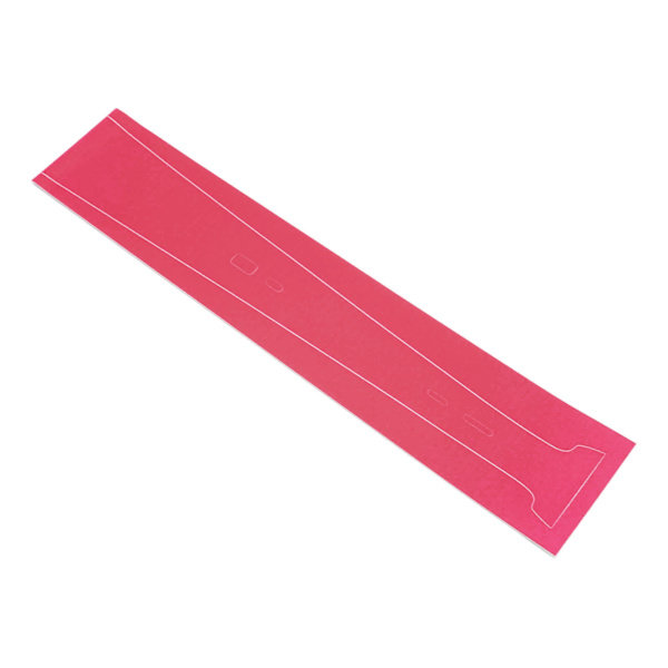 Midtskin for PS5-konsollen, ripesikker, integrert midtre stripe, klistremerke, konsollens midtre del, beskyttelsesstripe, film, rød