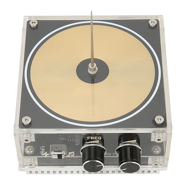 10 cm Solid State Bluetooth Musikspole Buesplasmahøjttaler Kunstig Lyn Desktop Legetøj US Stik 100-240V