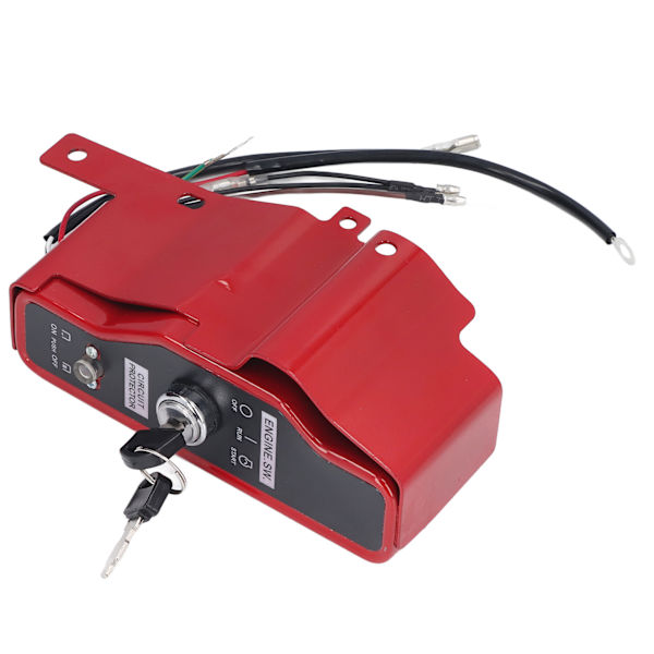 Tændingssluseboks Tændingsstarter Switch Kit med 2 Nøgler til GX340 GX390 11hp 13hp Benzinmotor