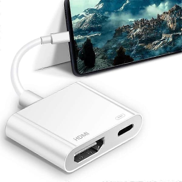 Til interface til -kompatibel adapter, digital AV-lyddongle, 1080P synkroniseringsskærmkabel til