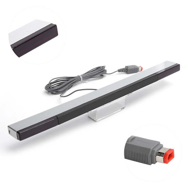 ABS Silver Rörelsedetekterande Bar Infraröd Stråle Inductor Ersättning för Wii/Wii U Konsol